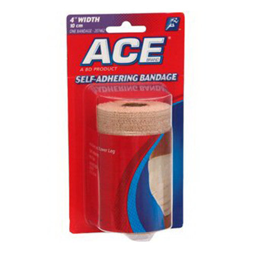 Ace Self Adhering Elastic Bandage 4 Width, 1 Ea